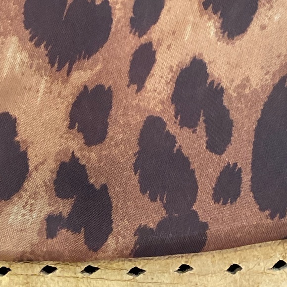 Wilson’s Leather Womens Tan Textured Leather w Die Cut Pattern Border Blazer/ XL - Picture 12 of 15